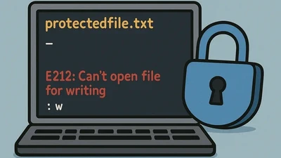 Vim: Guardar archivo de solo lectura featured image