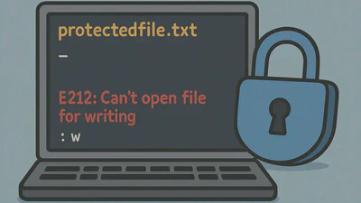 Vim: Guardar archivo de solo lectura featured image